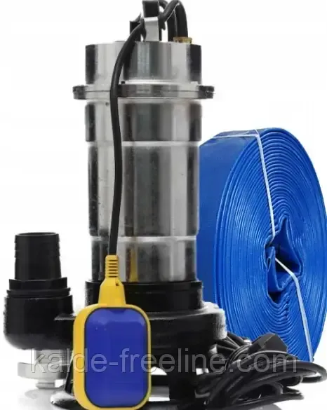 Насос дренажно-фекальний VODOMET SWP 15-12-2.5 корп.нерж. H=12M, Q=15кбМ, P=2500Вт, 2" Харків - фото 1