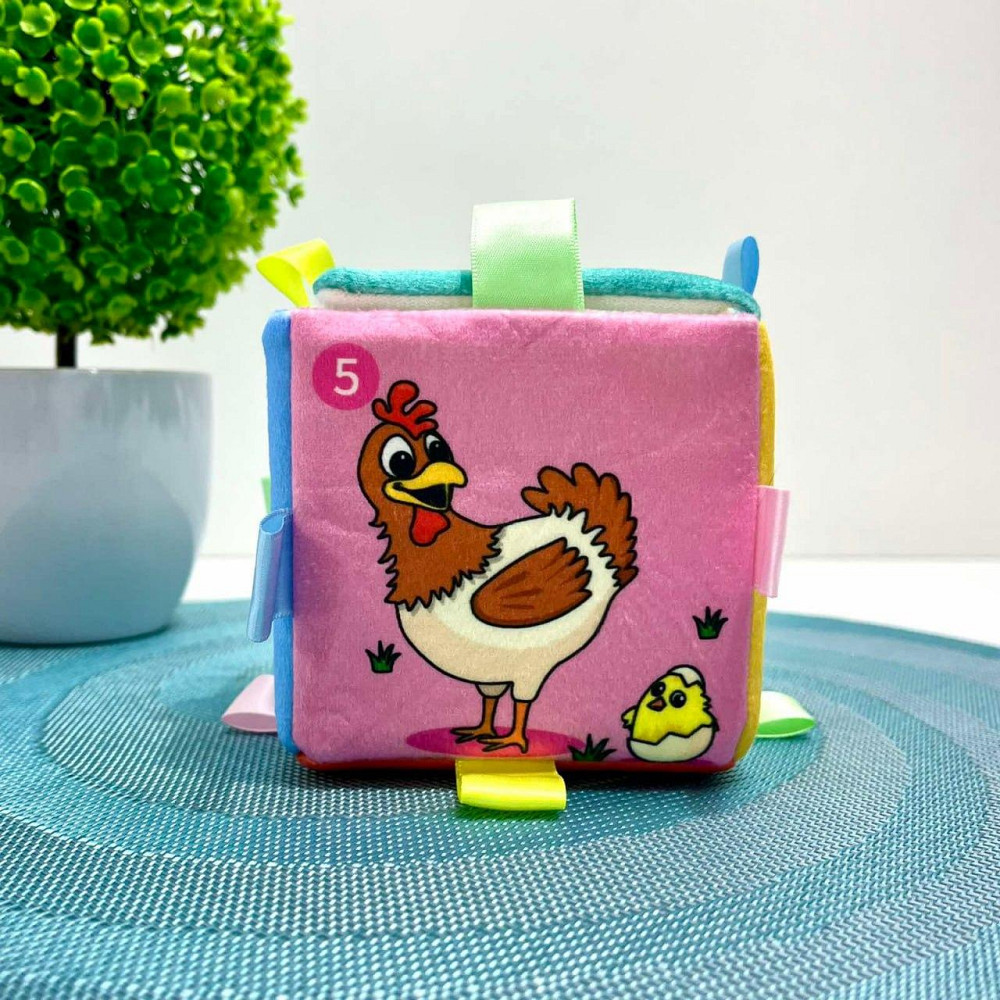 Кубик-крутик Limo Toy навчає тварини звуки вірші пісні українська мова музика світло (HB 0076) Чернигов - изображение 7