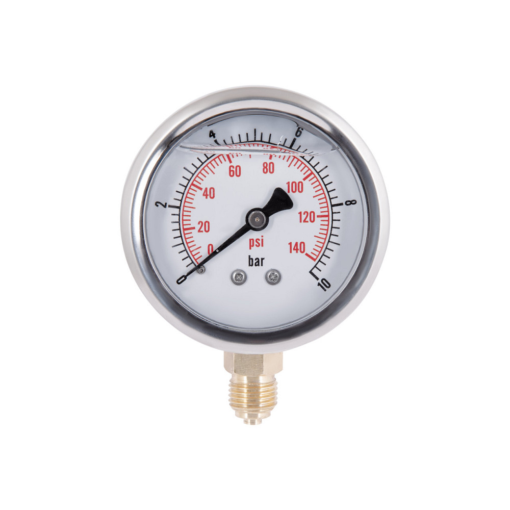 Манометр із гліцерином Thermo Alliance Forte 10 барів, 1/4"Н, нижнє під'єднання TAF170G10B Київ - фото 1