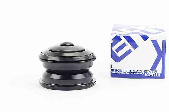 Кермова колонка 1-1/8" (44/28,6x44/30) безрізьбової вилки, напівінтегровані, чорні KL-B430 Київ