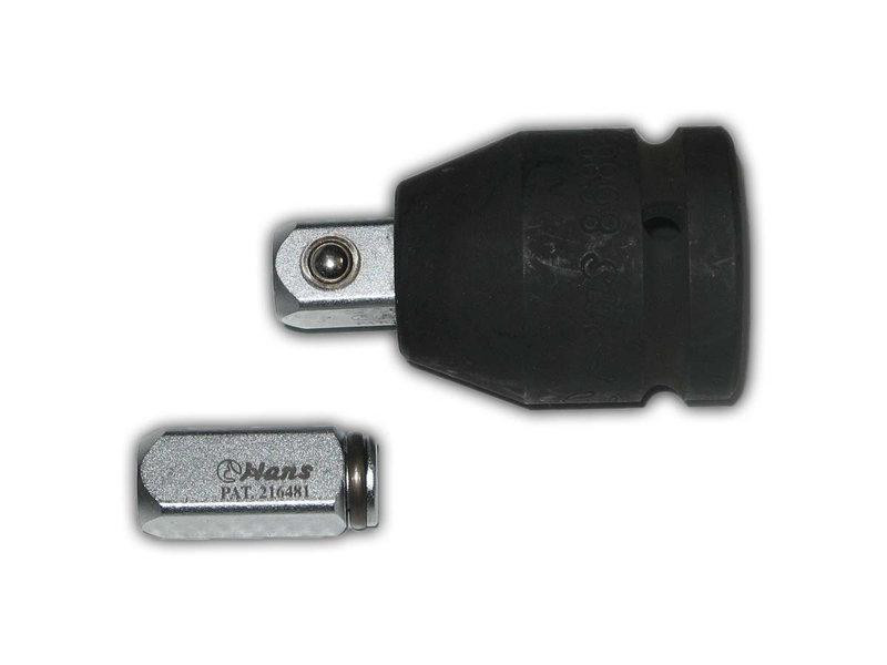 Перехідник ударний 3/4&quot;M х 1/2&quot; F зі змінним квадратом HANS (86884) Вінниця - фото 2