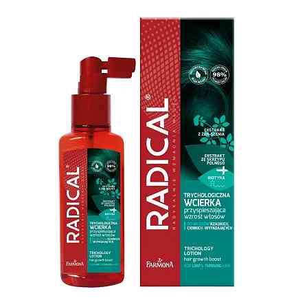 Трихологический лосьон для ускорения роста волос Farmona Radical 100 мл Киев