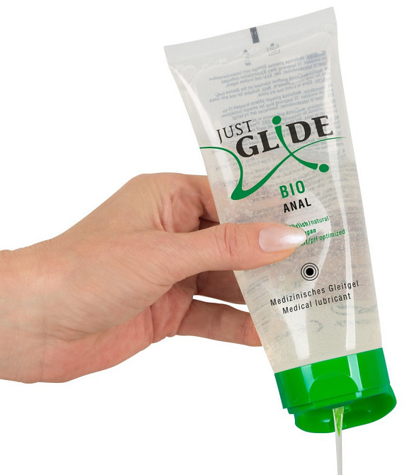 Анальний лубрикант - Just Glide Bio Anal, 200 мл Sex Aura Київ - фото 3