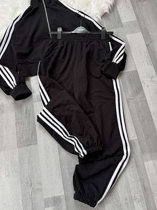 Женский повседневный спортивный костюм двойка: кофта и штаны с лампасами турецкая двунитка Одесса - изображение 4