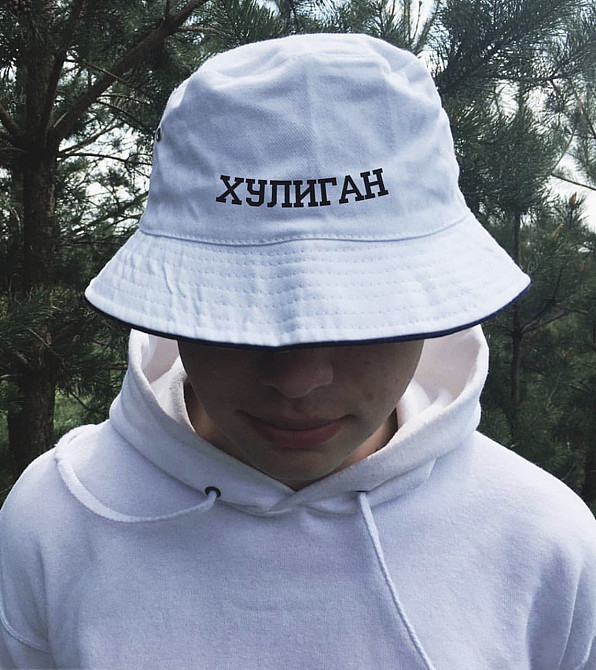 Панамы unisex с принтом ХУЛИГАН ( надпись можно любую) Черновцы - изображение 1