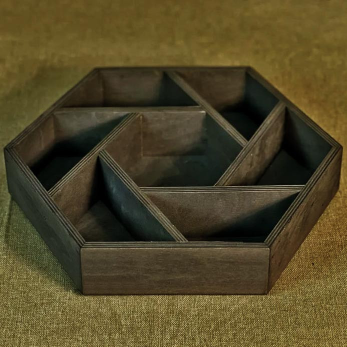 Менажниця дерев'яна "Елотес" мокко Миколаїв - фото 1