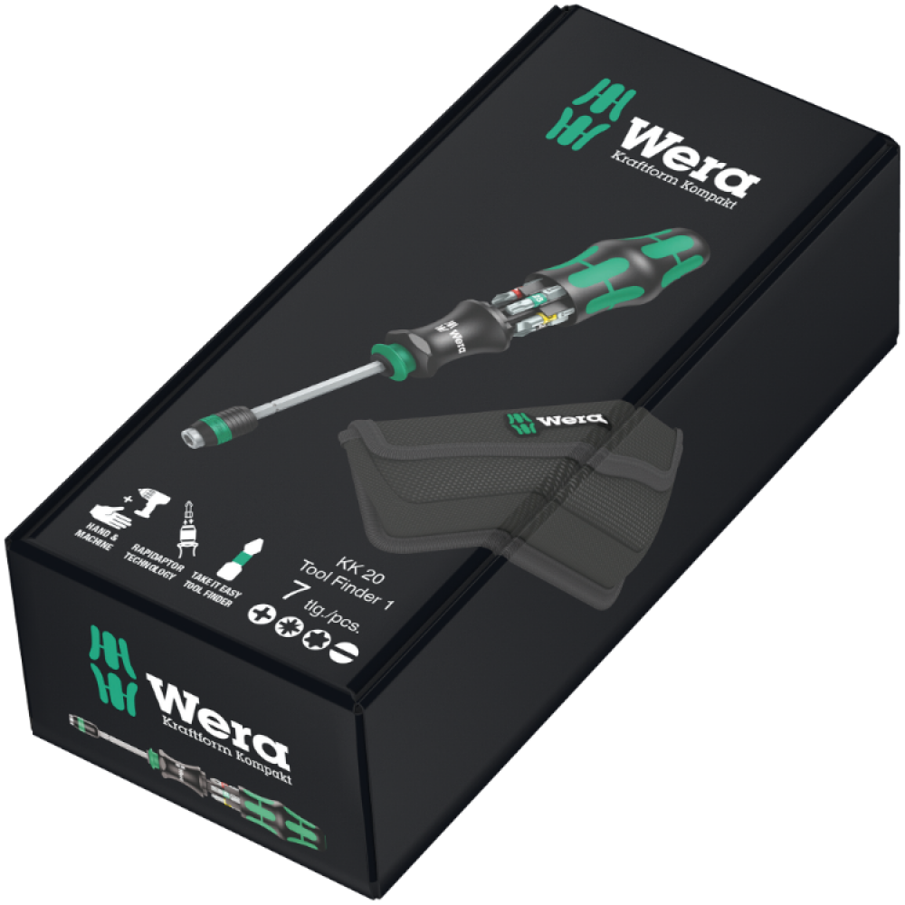 Отвертка Wera с магнитным держателем 1/4