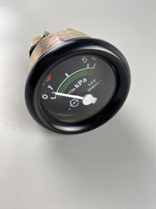 Покажчик тиску олії трактора МТЗ датчик манометр механічний 12В 0 - 6 атм Мукачево - фото 6