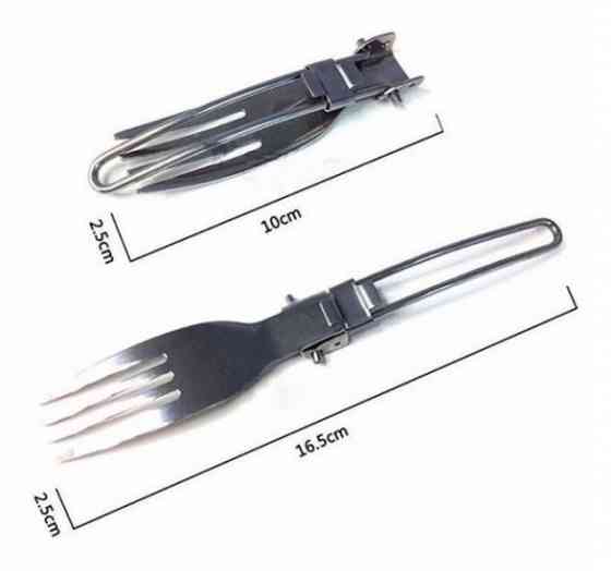 Туристический набор столовых приборов в чехле вилка ножик и ложка Винница