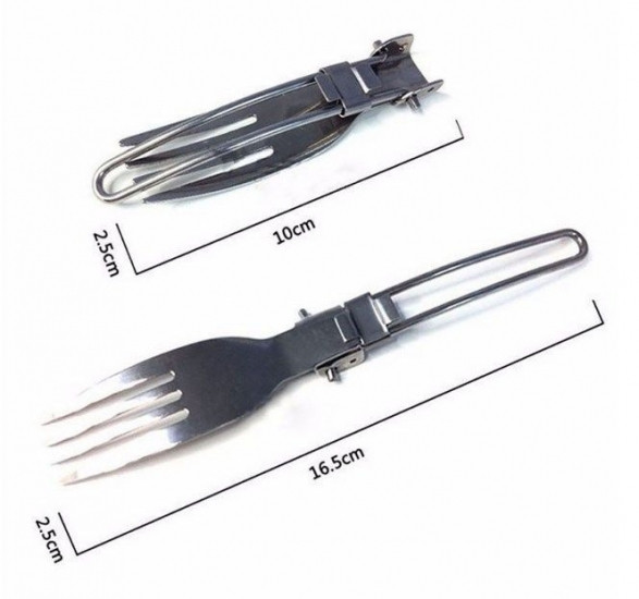 Туристический набор столовых приборов в чехле вилка ножик и ложка Винница - изображение 2