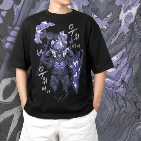 Футболка для підлітка хлопчика з принтом 140olo Leveling Iron Розмір 160 Anime11037 Дніпро