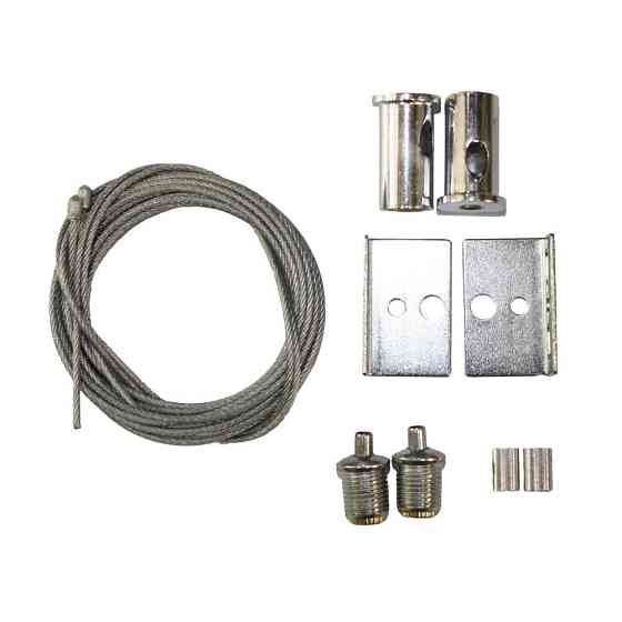 Тросовий підвіс   для LED панелі  1,5 м  (2 троси/набір), срібний Дніпро