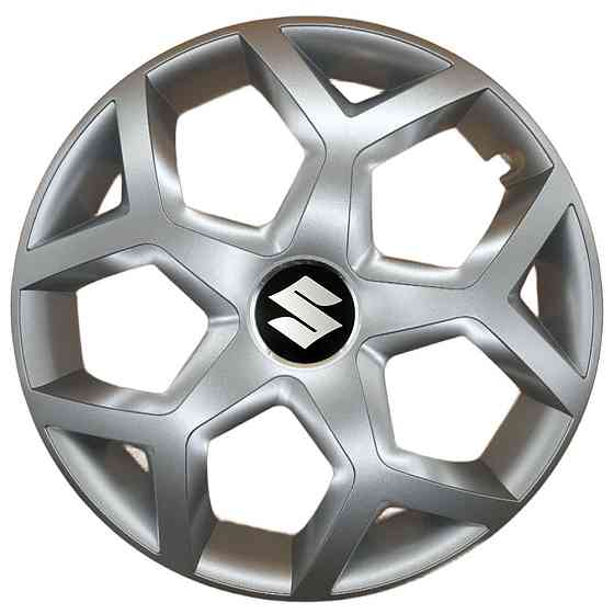 Автомобильные модельные колпаки R16 Suzuki 435 4шт, SJS, серебристые Винница