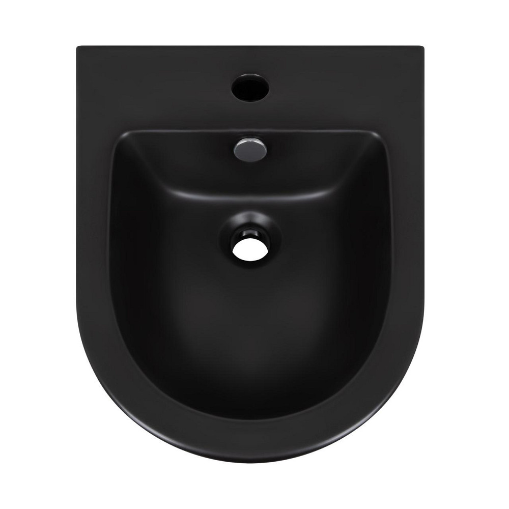 Комплект Qtap Robin Matt Black 2 в 1: унитаз подвесной Ultra Quiet QT13332381АSMB + биде подвесное QT1355046FMB Киев - изображение 7