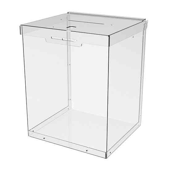 Ящик EKOSTAR с замком для пожертвований и сбора денег 200x180x250. Объем 9 литров Киев