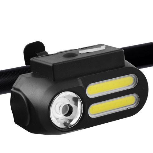Велосипедний ліхтар BL-611-1LM+2COB, micro USB, 1x18650 Бровари - фото 2