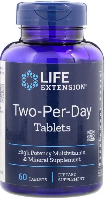 Мультивітаміни Life Extension Two-Per-Day Tablets 60 таб Київ - фото 1