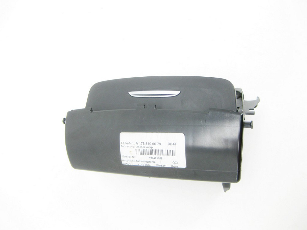 Mercedes-Benz  A1768100079 9H44 Корпус попільнички з кришкою в передній частині підлокітника + A1698200451 розетка прикурювача CLA C117 GLA X156 A-cla Одеса - фото 6