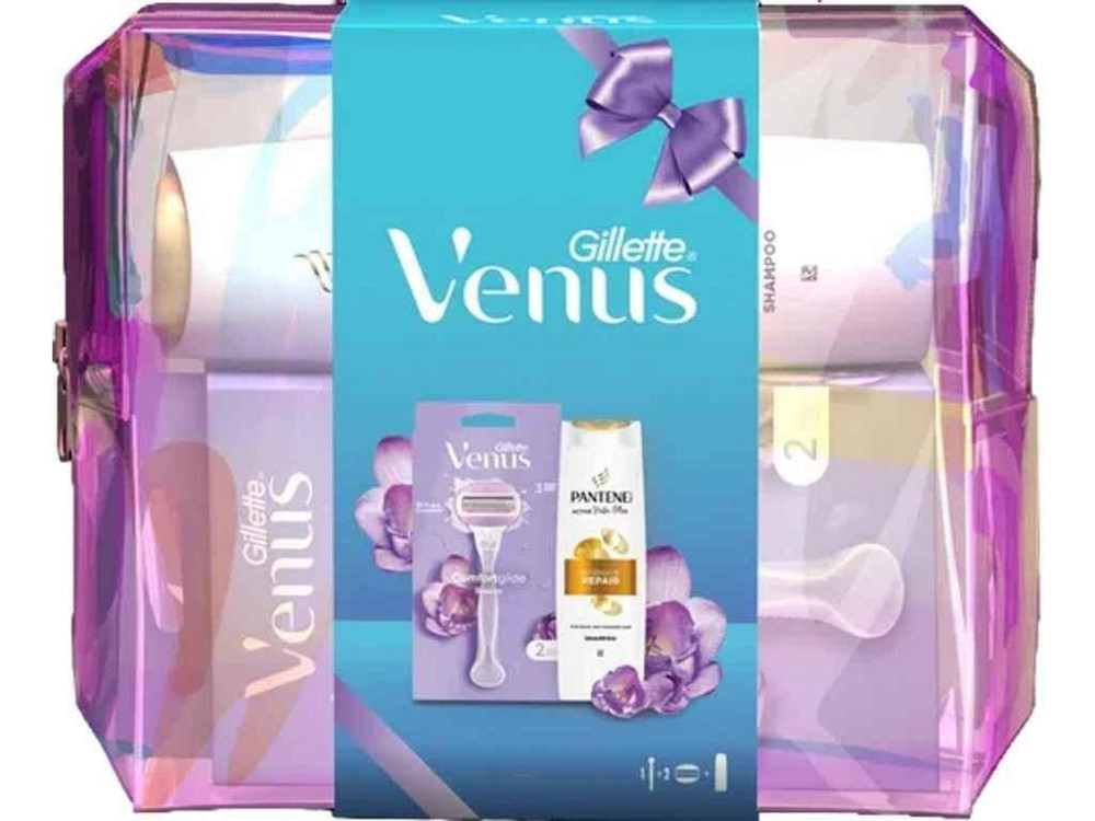 Набор подарочный для жеинок (Бритва ComfortGlideШампунь) ТМ VENUS Киев - изображение 1