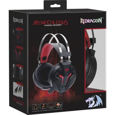 Наушники Redragon Memecoleous Black-Red Vibration (75096) Винница - изображение 2