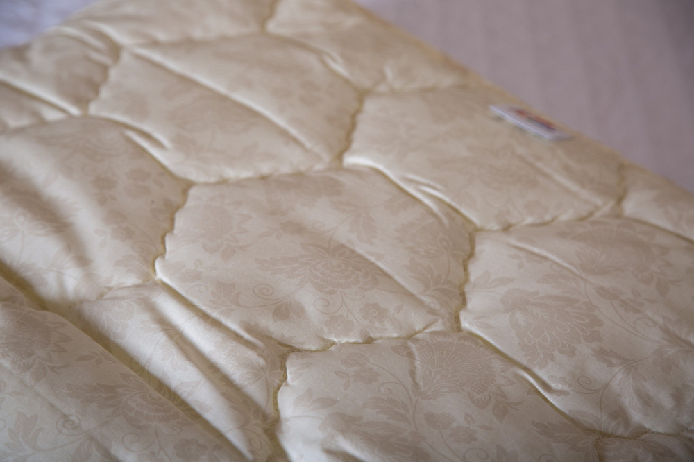 Ecotton Ковдра Novita двоспальна 172х205 см шерстяна стьогана бязь бежевий 20-1154 papyrus Коломия - фото 3