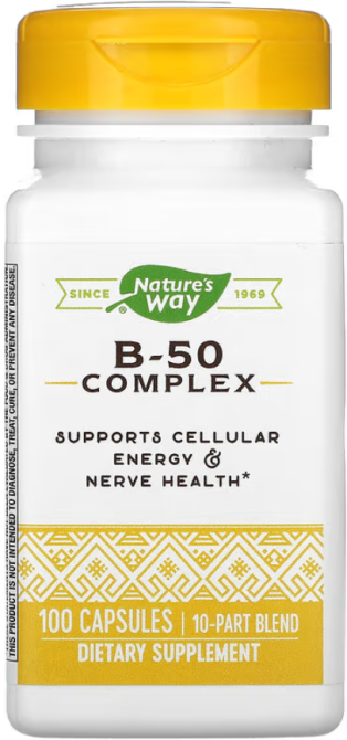 Вітаміни групи Б Nature's Way B-50 Complex 100 caps Київ - фото 1