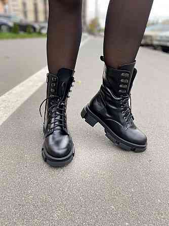 SOTHBY'S Черевики жіночі Sothby's чорні шкіра натуральна 36р. (4213) Коломыя