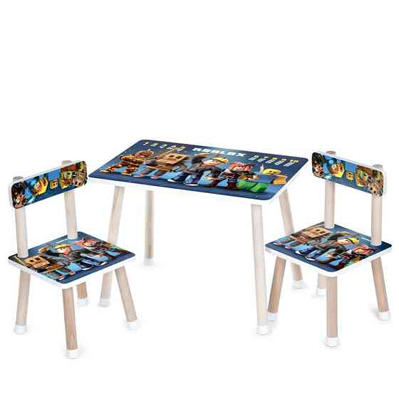 Дитячий столик M 501-23 стільниця 60 х 40 см, 2 стільчики Вінниця