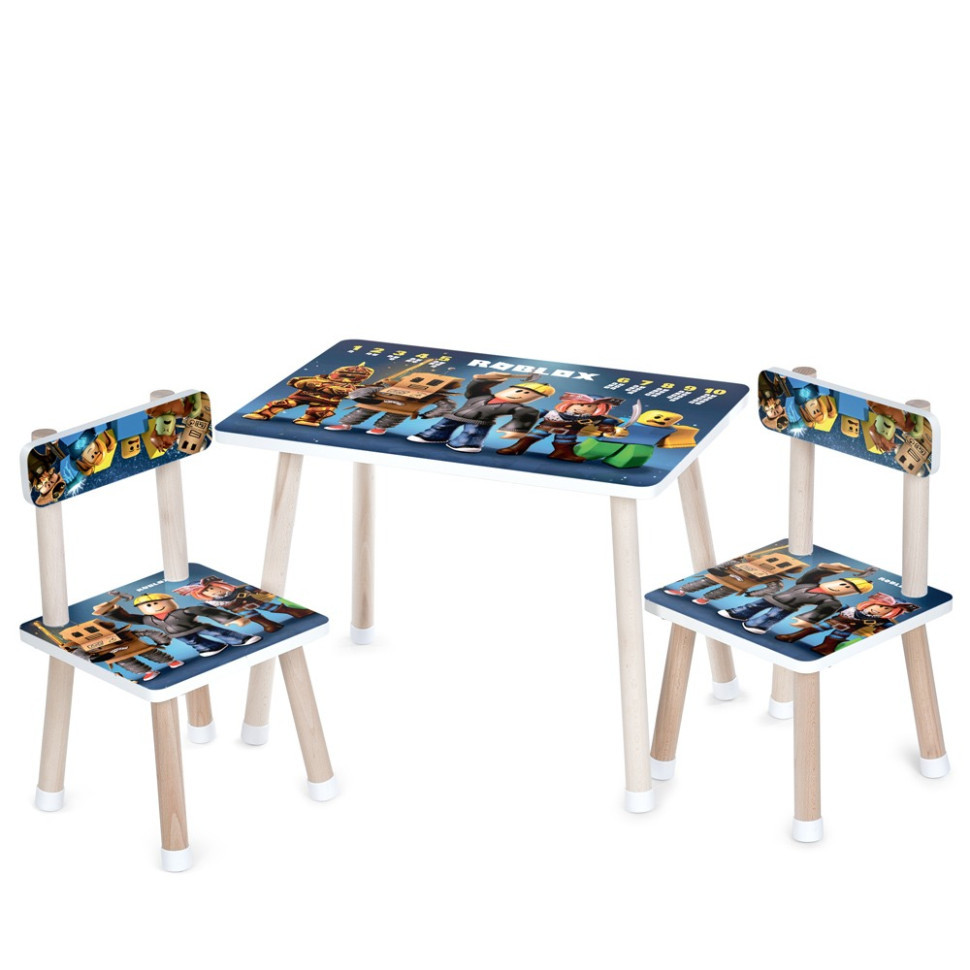 Дитячий столик M 501-23 стільниця 60 х 40 см, 2 стільчики Вінниця - фото 1