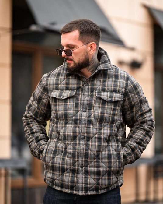 Утеплена сорочка/куртка woodcutte nedli ПП8003 Одеса - фото 3