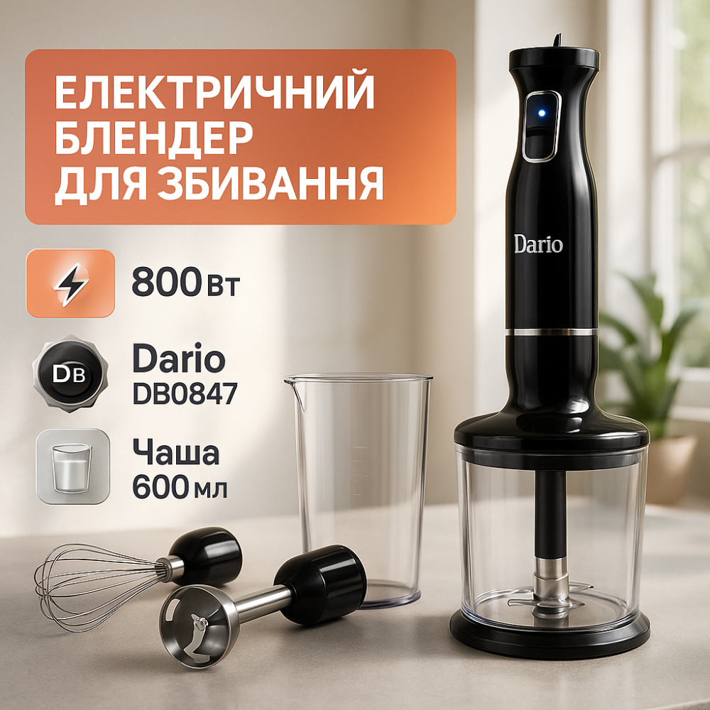 Блендер для детского пюре кухня, Стационарный блендер для кухни со стеклянной чашей GA-37 Львов - изображение 11