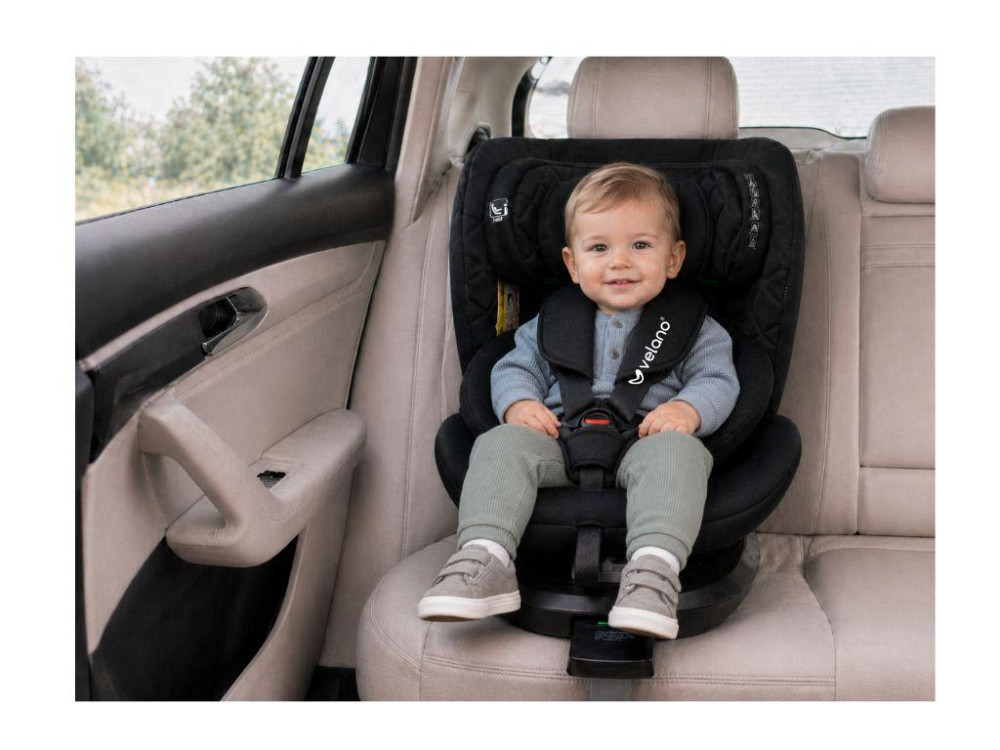 Автокресло VELANO Vento 360° i-Size 40–150 см, ISOFIX + опорная нога, black Киев - изображение 7