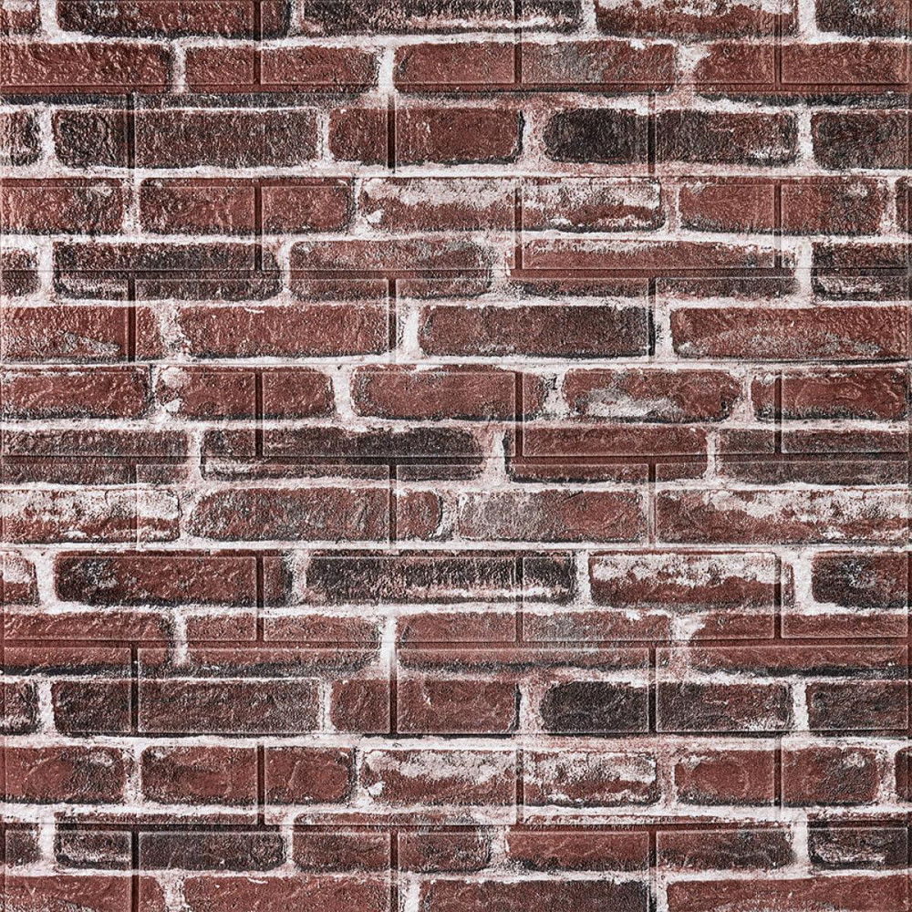 Декоративная 3D панель самоклейка 700x770x5мм Кирпич красный Екатеринославский (043) SW-00000031 Днепр - изображение 1