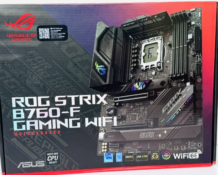 Материнская плата: ASUS ROG Strix B760-F Wi-Fi Игровая. Киев - изображение 2