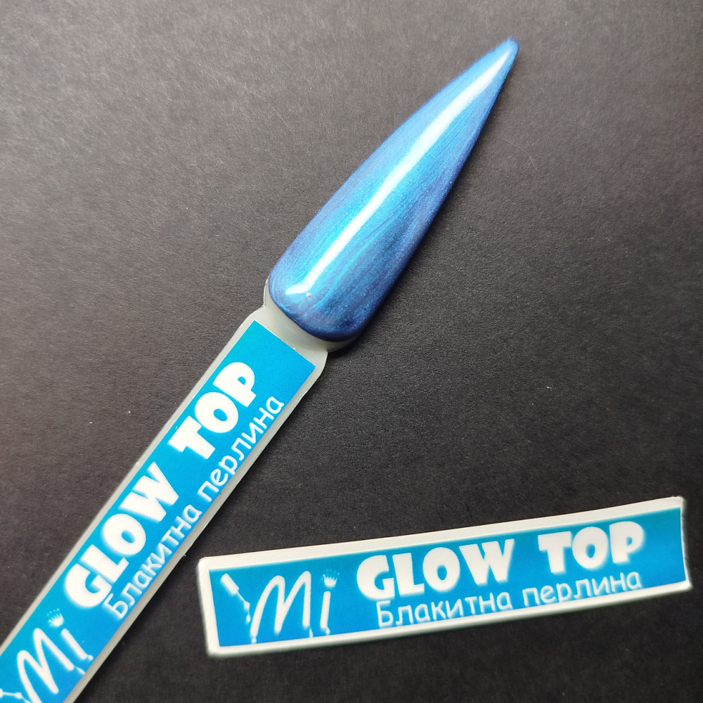 Наліпка на тіпсу (палітру) для топу Mi Glow Top Блакитна Перлина (9 x 55 мм) Херсон - фото 1