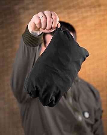 Городская Ветровка Stone island карман black 4 ДЛ7035 Киев