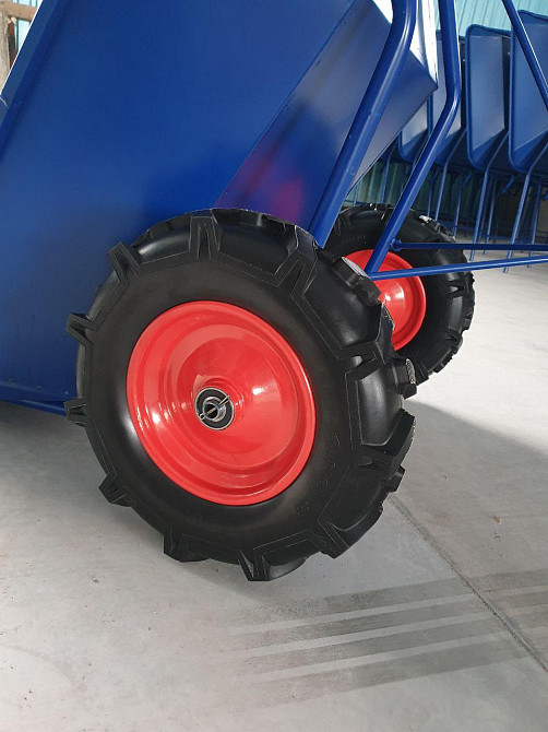 Тачка строительная Garden joys 200 Синий Тачка грузовая Тачка двухколесная строительная Тачка для вывоза мусор Белая Церковь - изображение 4