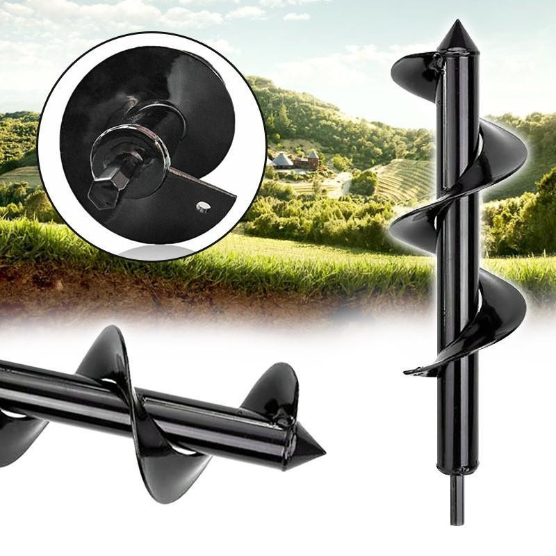 Садовый бур для дрели 10x30 см для земляных работ Киев - изображение 1