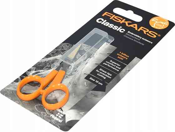 Портновские Ножницы для вышивания ,поделок 10 см Fiskars 