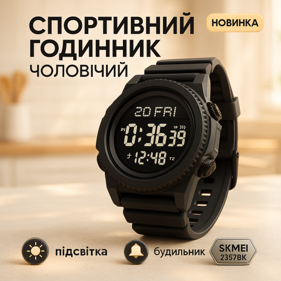 Часы для кемпинга с водозащитой, Бюджетные спортивные часы Практичные спортивные мужские NJ-54 Львов