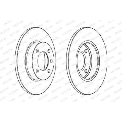 Гальмівний диск FERODO DDF042 Вінниця - фото 1