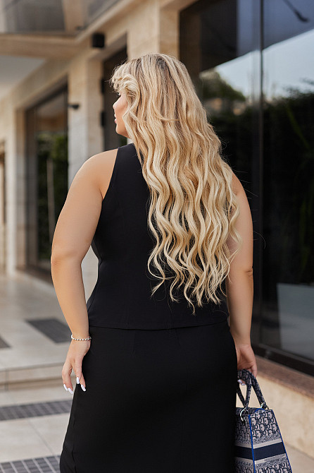 Стильний жіночий жилет "Voice" | Норма і батал Чорний, 42-44 Київ - фото 3