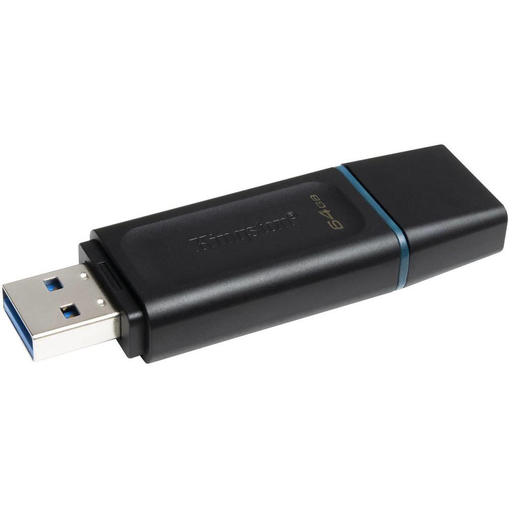 Flash Kingston USB 3.2 DT Exodia 64GB Black/Teal Київ - фото 2