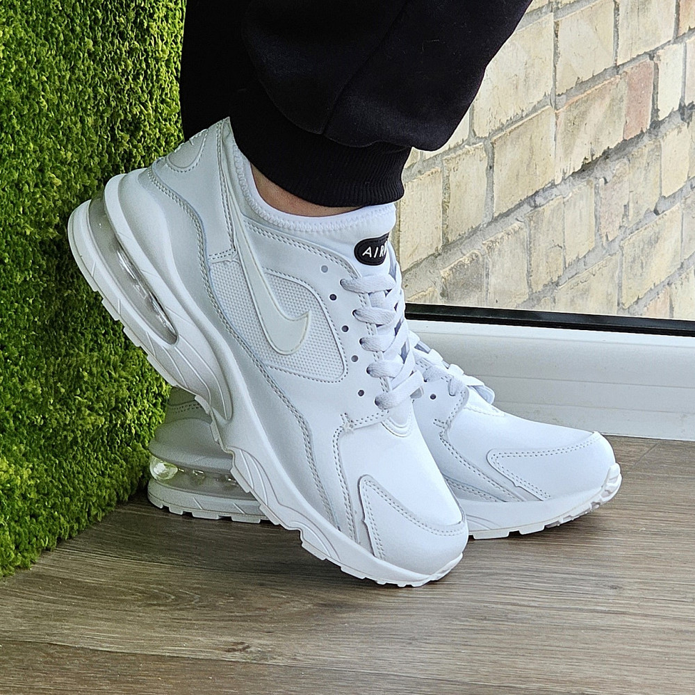 Женские Белые Кроссовки Nike Air Max 93 Кожаные Найк (размеры: 37,38,39,40,41) Видео Обзор - 93-7 Днепр - изображение 2