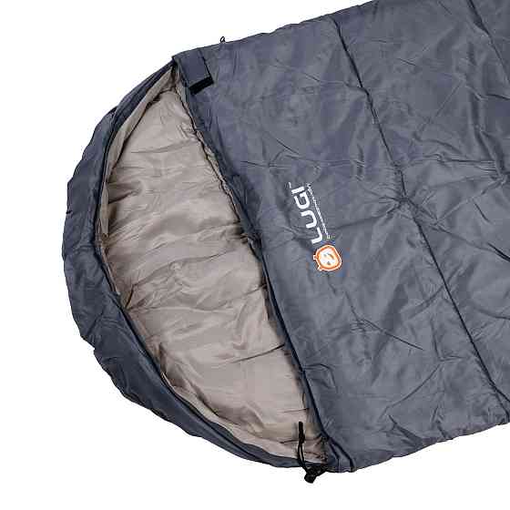 Спальный мешок водонепроницаемый с капюшоном, серый LU009 Киев