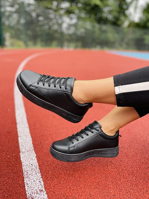 Fashion Кеди жіночі FASHION 139-139 чорні (весна-осінь, еко-шкіра) (4752) Коломыя - изображение 2