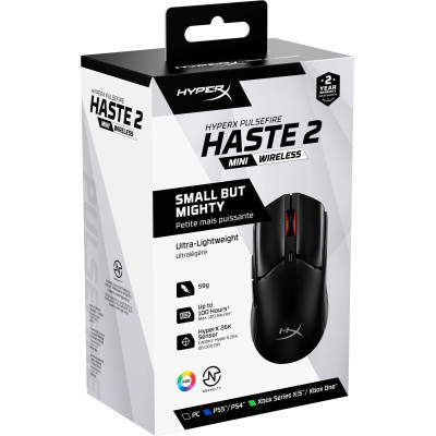Мышка HyperX Pulsefire Haste 2 Mini Wireless Black (7D388AA) Винница - изображение 3