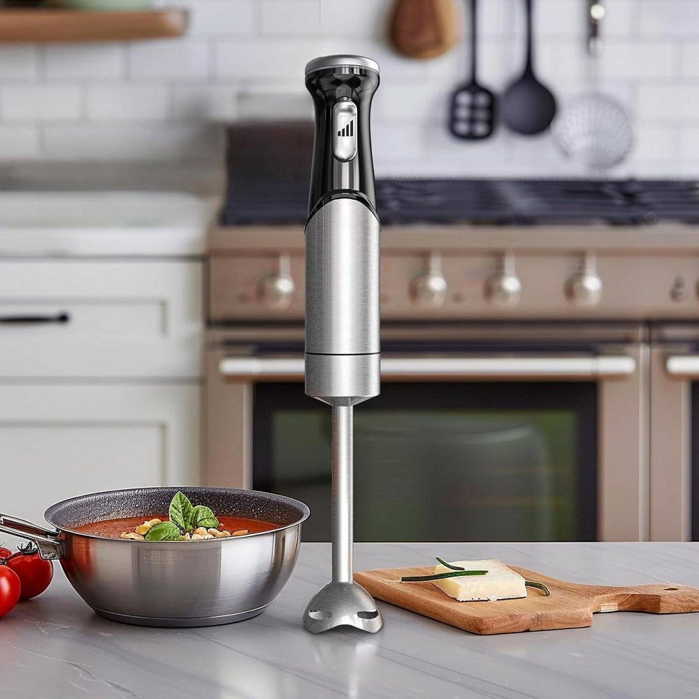 Ручной блендер UUOUU 5 в 1, 1200 Вт, из нержавеющей стали, для взбивания, смешивания и измельчения, 500 мл Киев - изображение 7