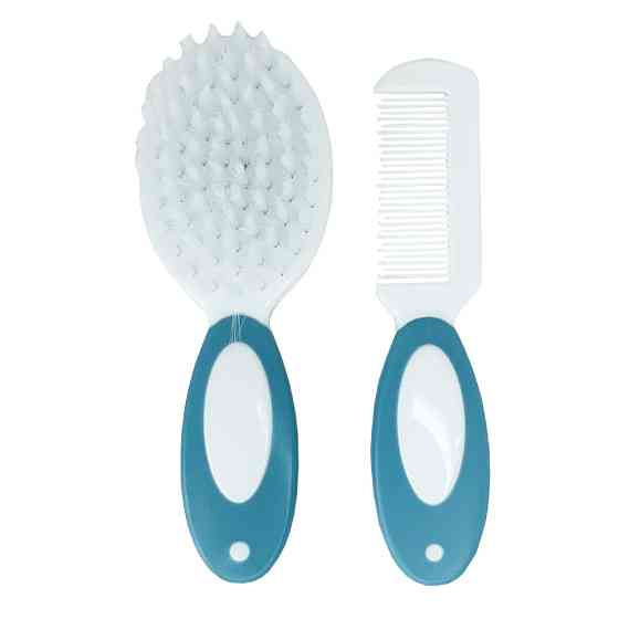 Набір дитячий гребінець і щітка MGZ-0717(Blue) в блістері Вінниця