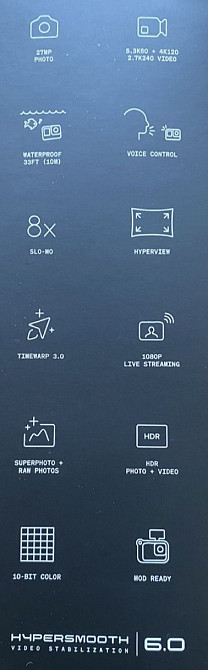 Камера GOPRO HERO 12 Black.GoPro HERO 12 Black Київ - фото 3